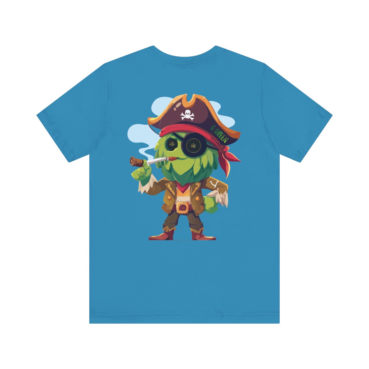 Playful Pirate Graphic Tee for Adventurers, Unisex T-Shirt, Casual Wear, Unique Gift, Perfect for Birthdays, Pirates Day, or Everyday Fun