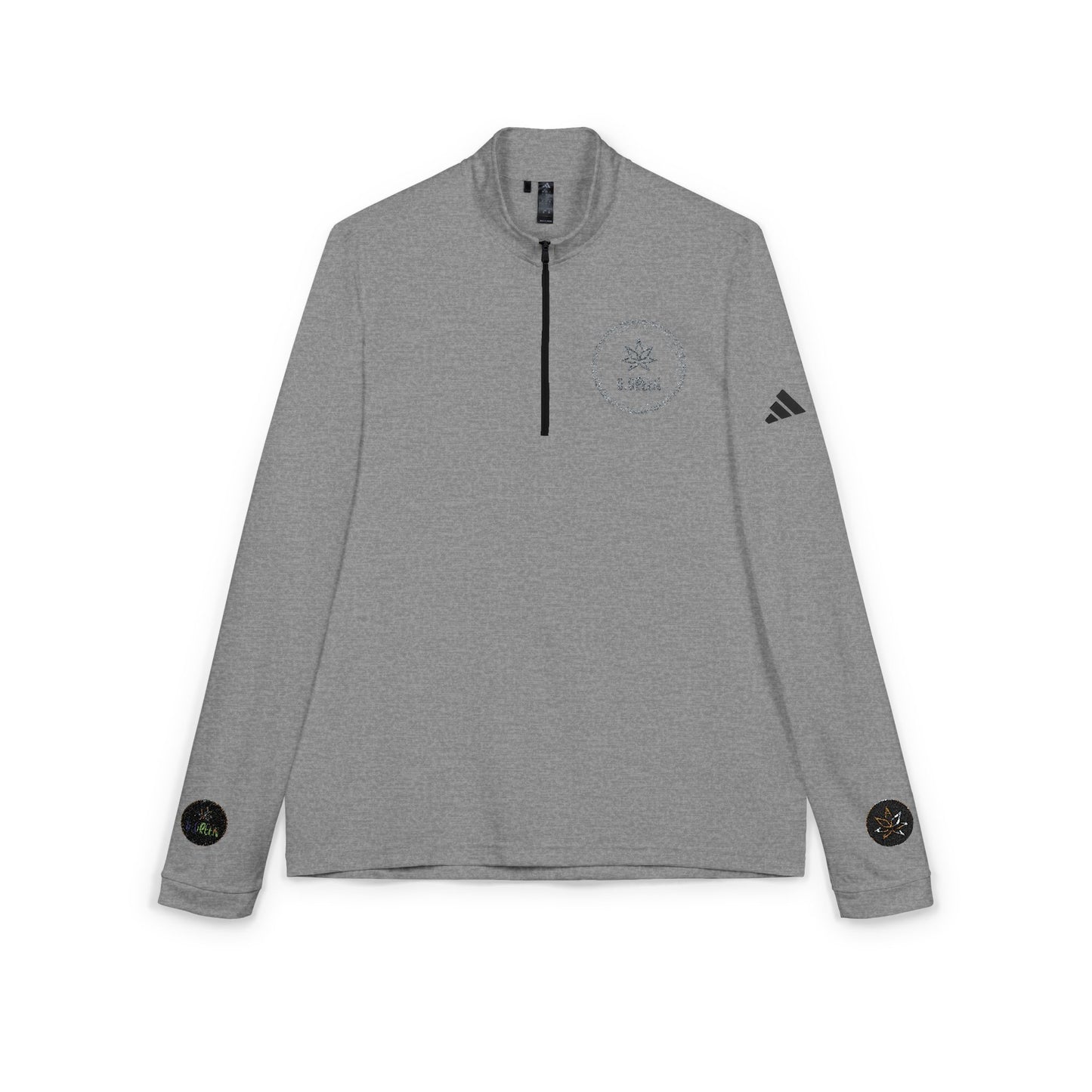 Stylish Quarter-Zip Pullover for Active Lifestyle, Embroidered Sportswear, Ideal for Gifting, Athleisure, Casual Outings