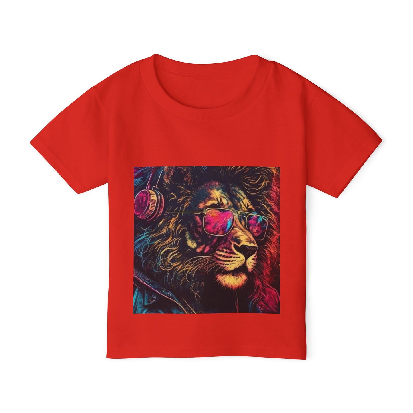 Vibrant Lion Toddler T-Shirt, Cool Children's Clothing, Fun Playwear, Birthday Gift, Kids' Fashion