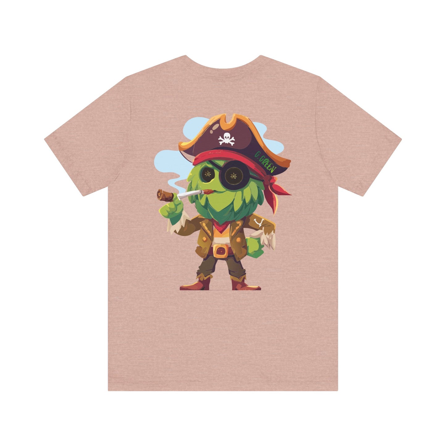 Playful Pirate Graphic Tee for Adventurers, Unisex T-Shirt, Casual Wear, Unique Gift, Perfect for Birthdays, Pirates Day, or Everyday Fun