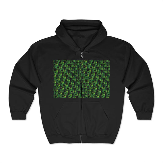 Sweatshirt à Capuche zippé 'G.GREEN Design' – G.GREEN Vibe's, Parfait pour les amoureux de la Nature, Le cadeau Idéal.