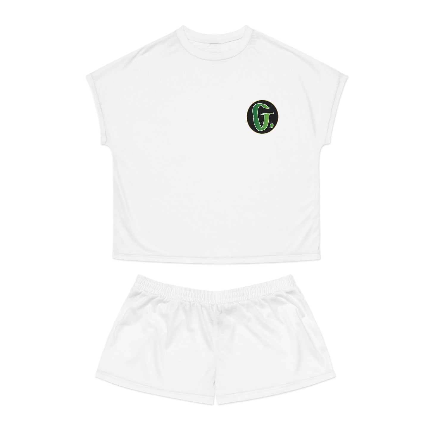 Chic Women's Short Pajama Set for Cozy Nights, Summer Sleepwear, G. Green Design, Lounge Outfit, Gift for Her