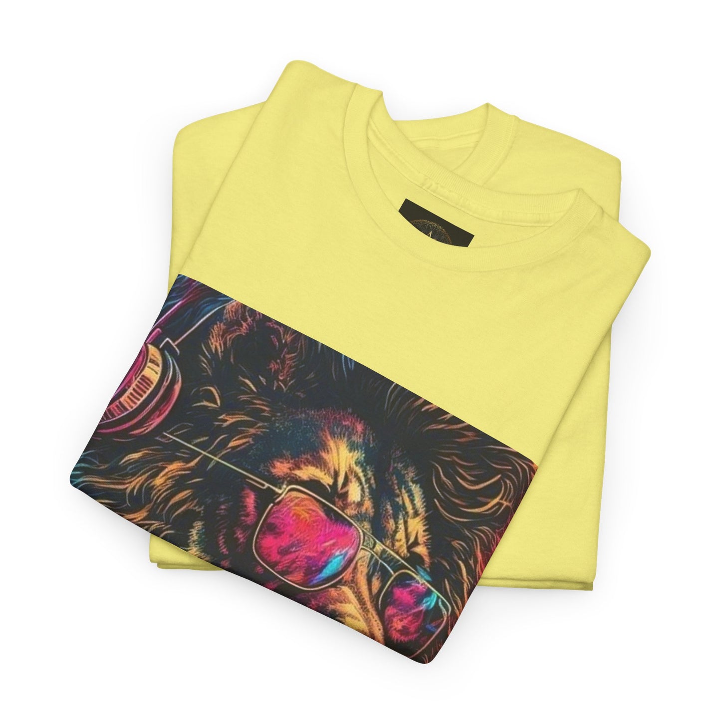 Vibrant Lion Graphic Tee, Cool Streetwear Shirt, Unisex Fashion T-Shirt, Perfect Gift for Animal Lovers, Men’s & Women’s Casual Wear