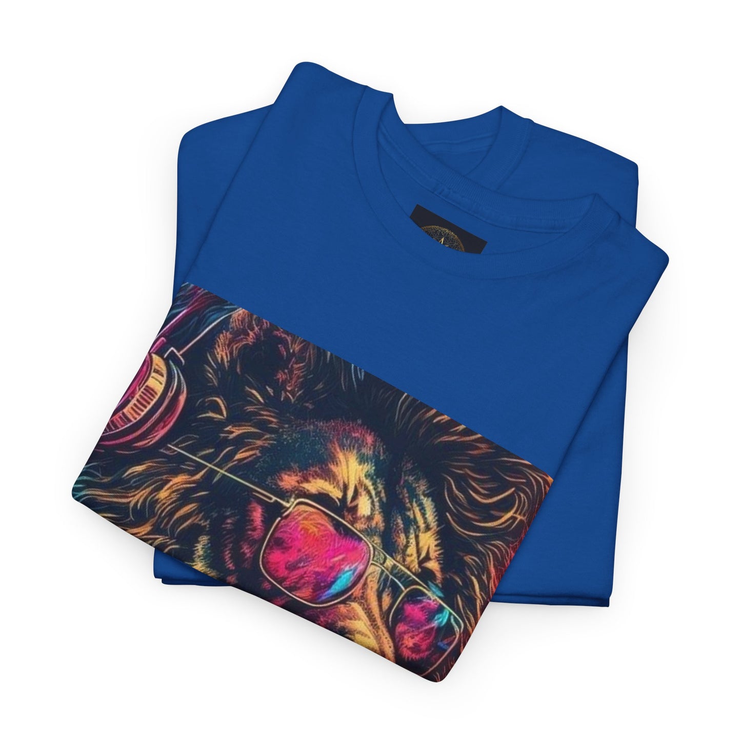 Vibrant Lion Graphic Tee, Cool Streetwear Shirt, Unisex Fashion T-Shirt, Perfect Gift for Animal Lovers, Men’s & Women’s Casual Wear