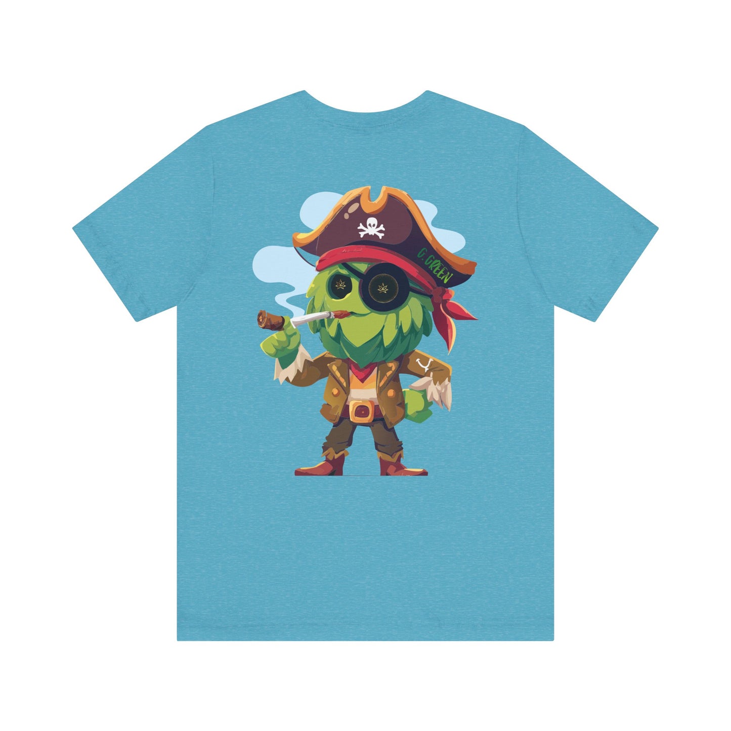 Playful Pirate Graphic Tee for Adventurers, Unisex T-Shirt, Casual Wear, Unique Gift, Perfect for Birthdays, Pirates Day, or Everyday Fun