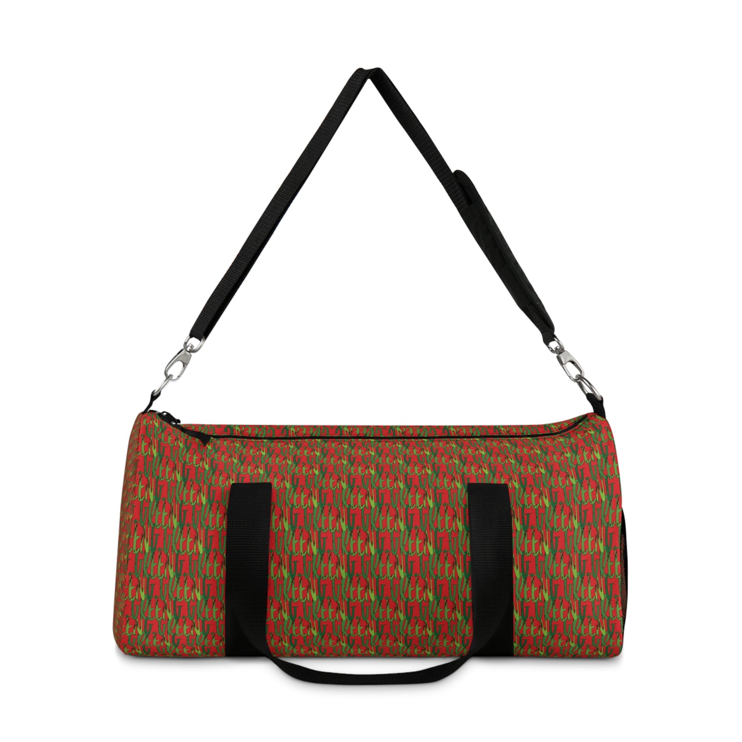 Festive Pattern Duffel Bag - Perfect for Gym, Travel, Gifts, Holiday Adventures, and Cozy Weekends