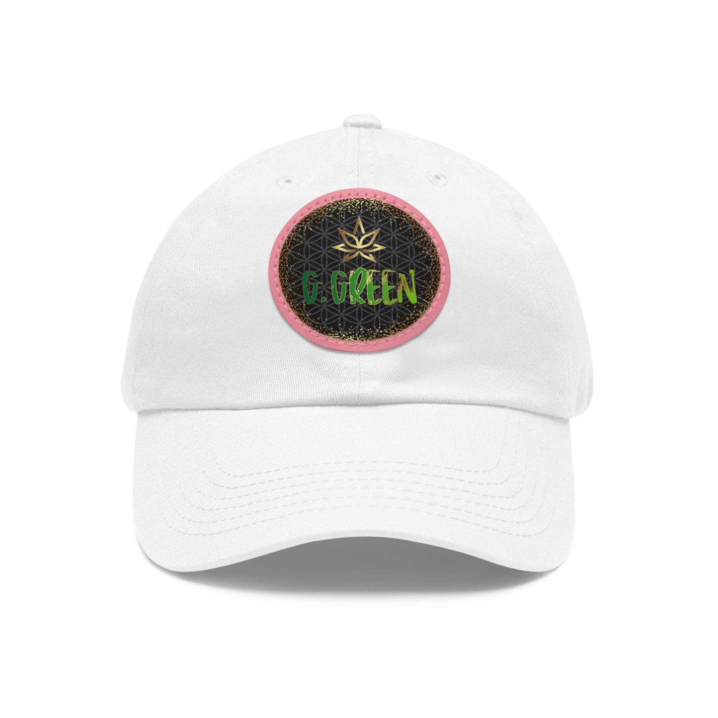 Dad Hat Leather Patch Round www ggreen fr