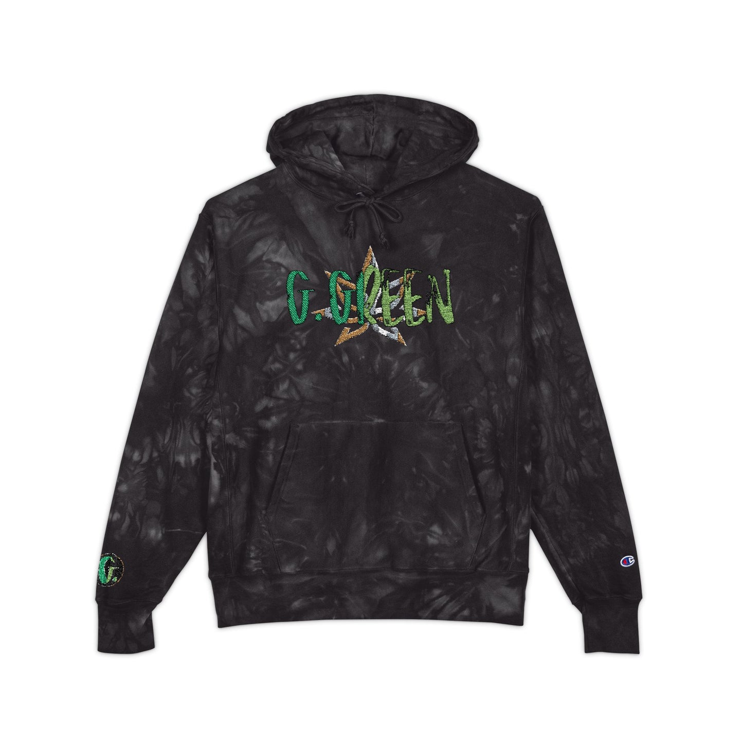 Unisex Champion Tie-Dye Hoodie (Embroidery)