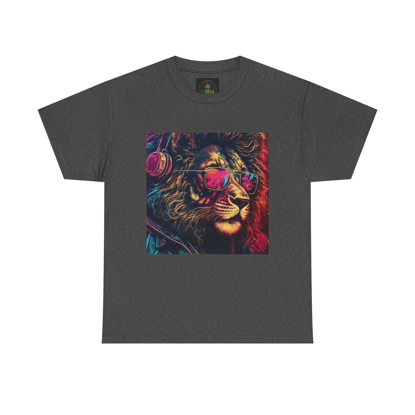 Vibrant Lion Graphic Tee, Cool Streetwear Shirt, Unisex Fashion T-Shirt, Perfect Gift for Animal Lovers, Men’s & Women’s Casual Wear