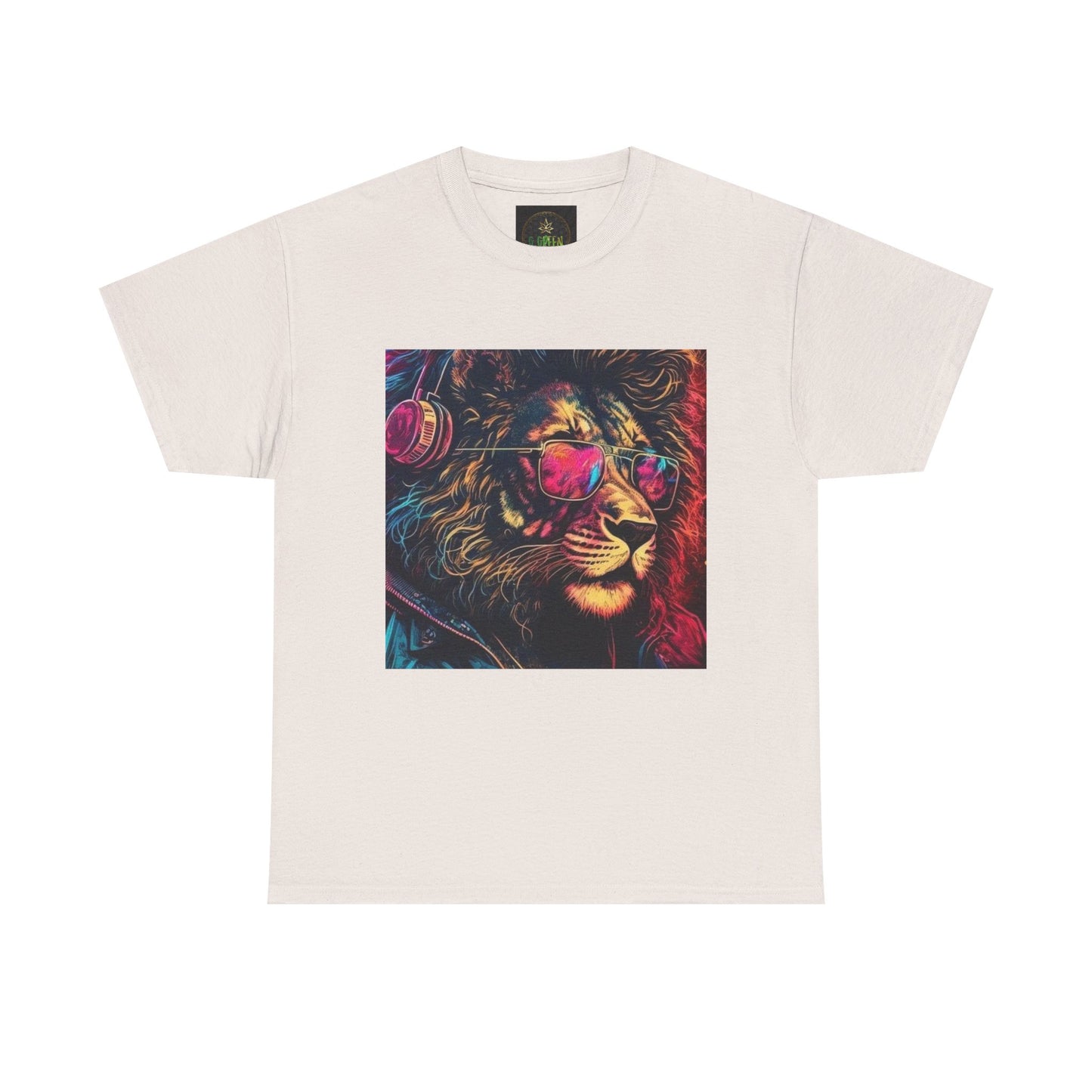 Vibrant Lion Graphic Tee, Cool Streetwear Shirt, Unisex Fashion T-Shirt, Perfect Gift for Animal Lovers, Men’s & Women’s Casual Wear