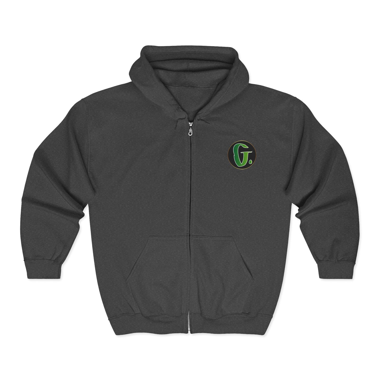 Unisex Full Zip Hoodie - Cozy, Stylish, Perfect for Casual Days, Outdoor Activities, and Celebrations; Gift for Friends, Family