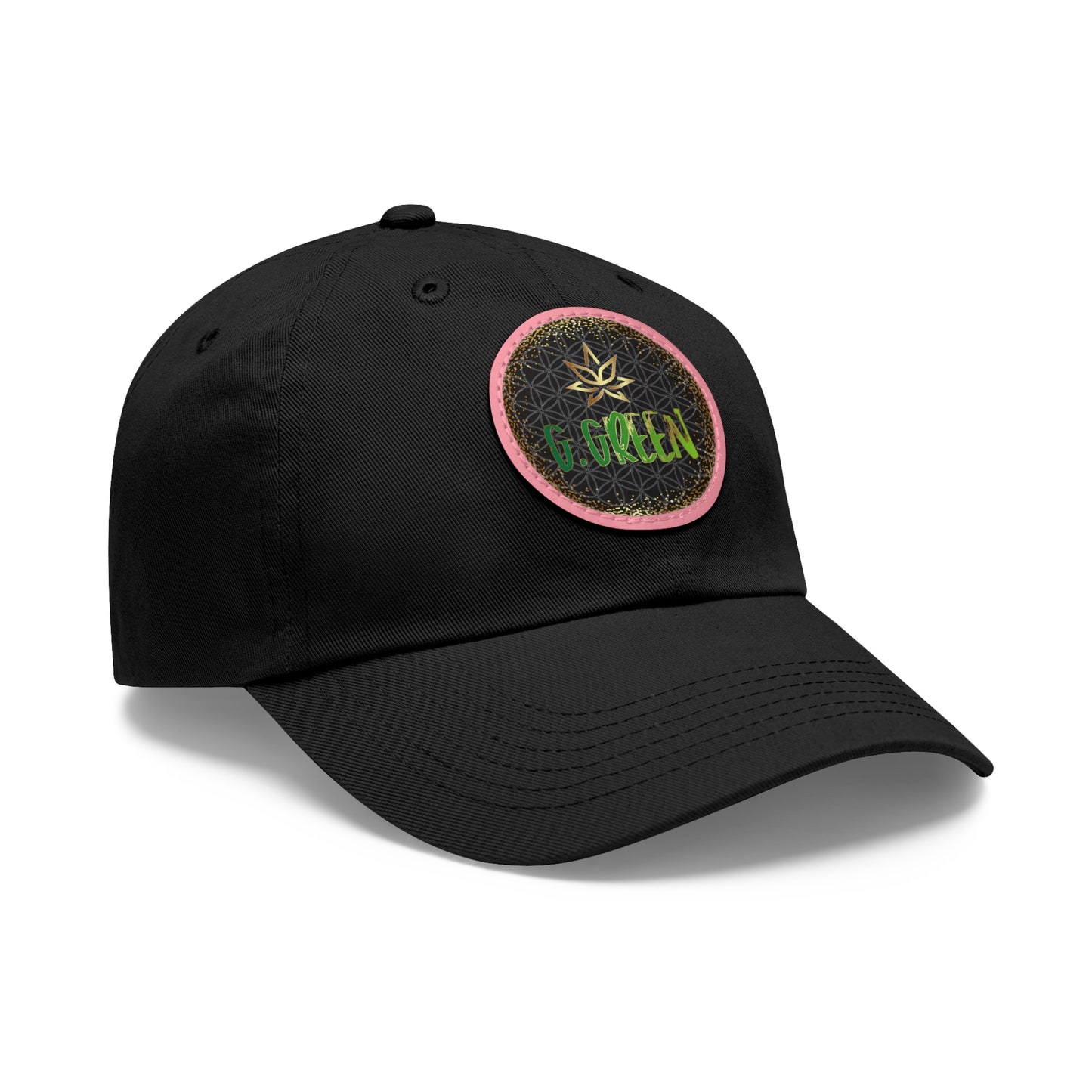 Dad Hat Leather Patch Round www ggreen fr
