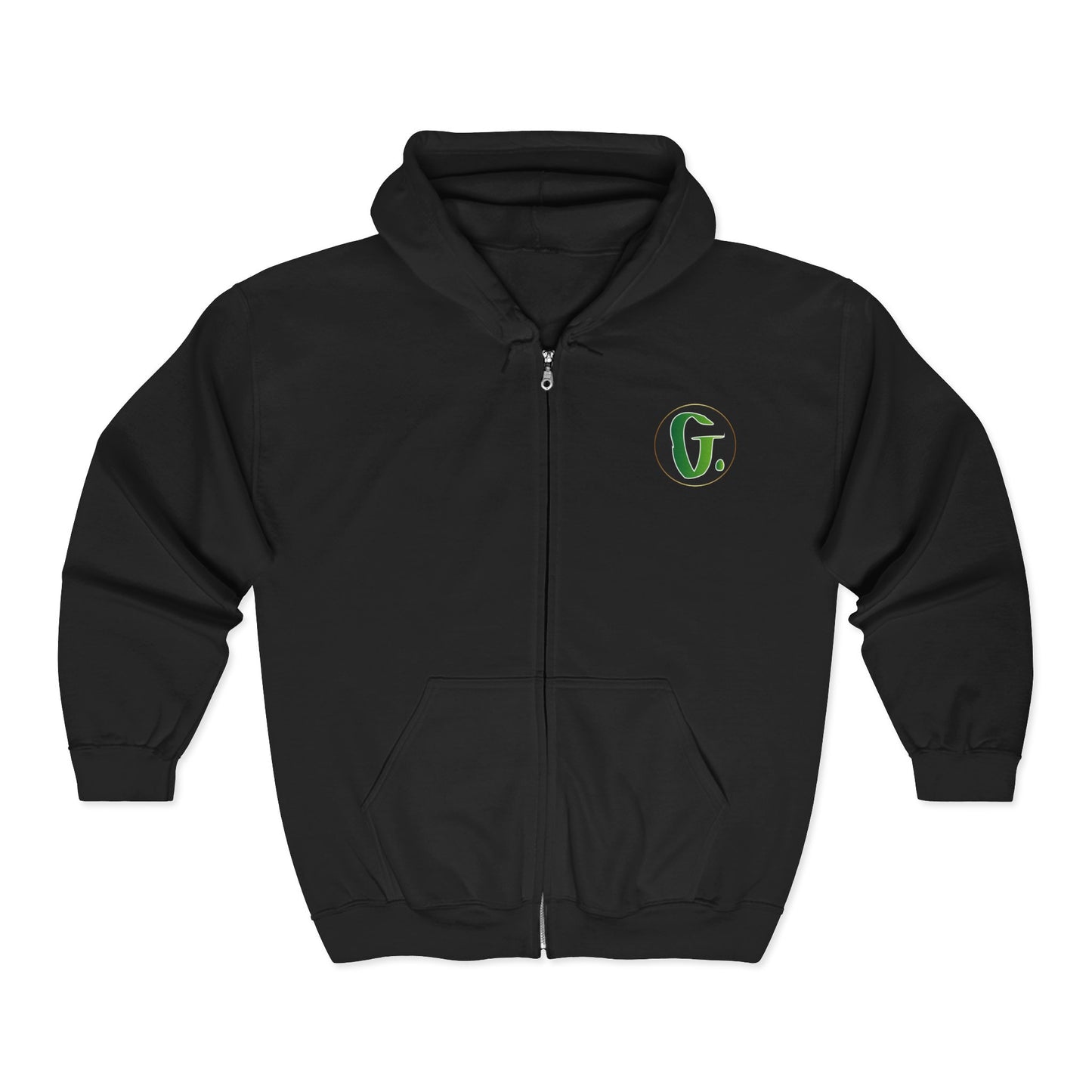 Unisex Full Zip Hoodie - Cozy, Stylish, Perfect for Casual Days, Outdoor Activities, and Celebrations; Gift for Friends, Family