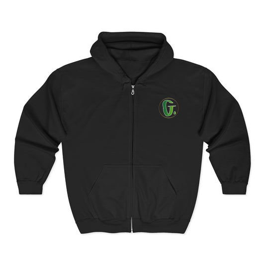 Unisex Full Zip Hoodie - Cozy, Stylish, Perfect for Casual Days, Outdoor Activities, and Celebrations; Gift for Friends, Family