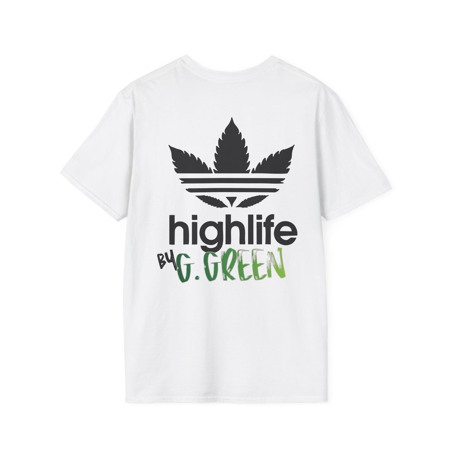 Tee-Shirt Coton Unisexe 'highlife#2 - G.GREEN Design'
