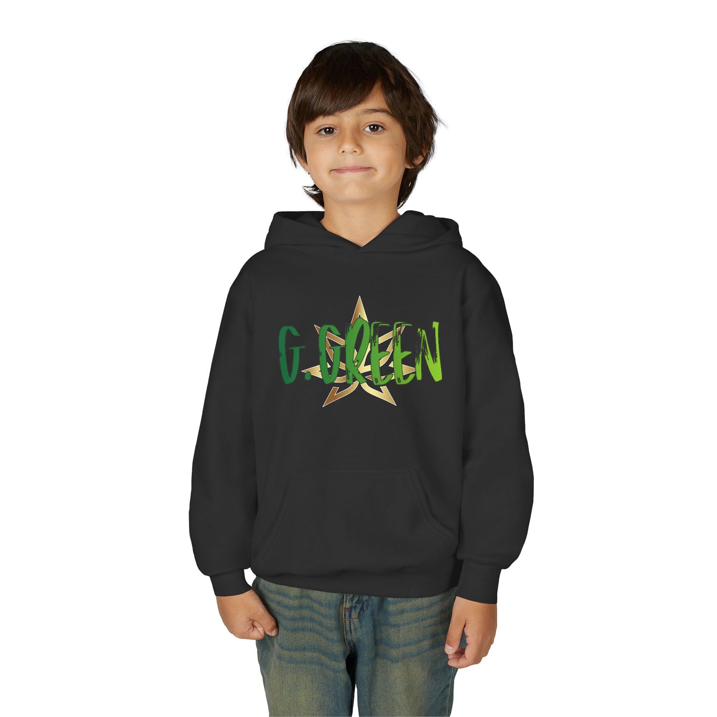 Youth Dragon Graphic Hoodie, Eco-Friendly Hoodie, Gift for Young Artists, Unique Kids Sweatshirt, Fantasy Apparel