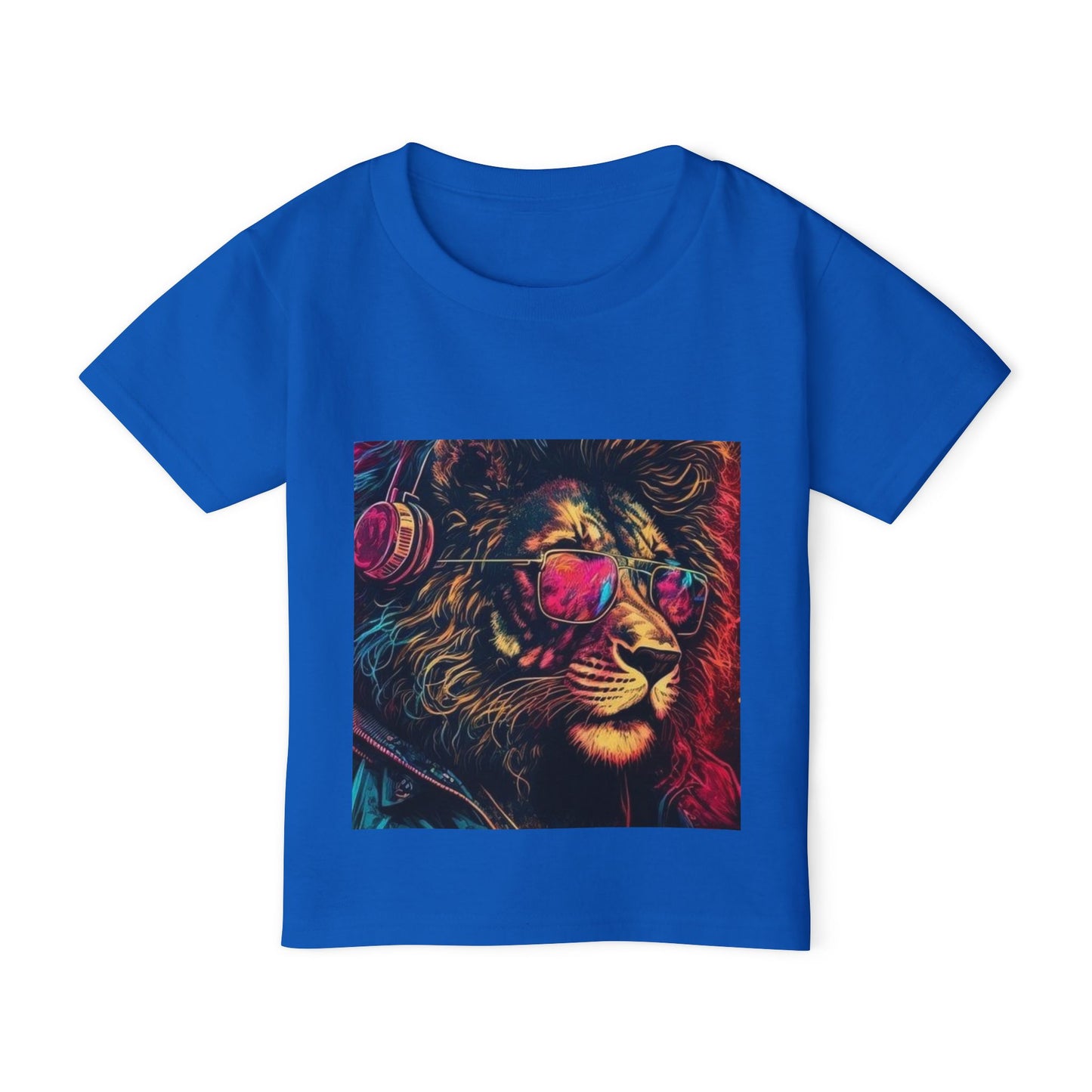 Vibrant Lion Toddler T-Shirt, Cool Children's Clothing, Fun Playwear, Birthday Gift, Kids' Fashion