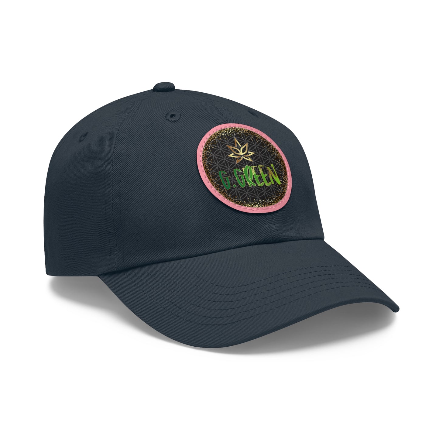 Dad Hat Leather Patch Round www ggreen fr
