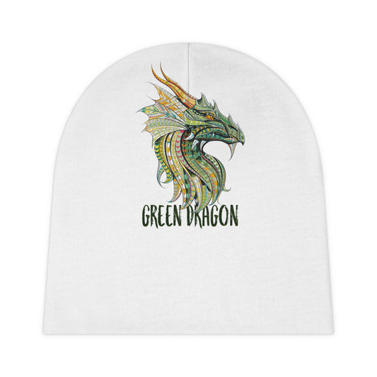 Green Dragon Baby Beanie | Cute Infant Hat, Dragon Lover Gift, Newborn Cap, Baby Shower, Unique Baby Accessories