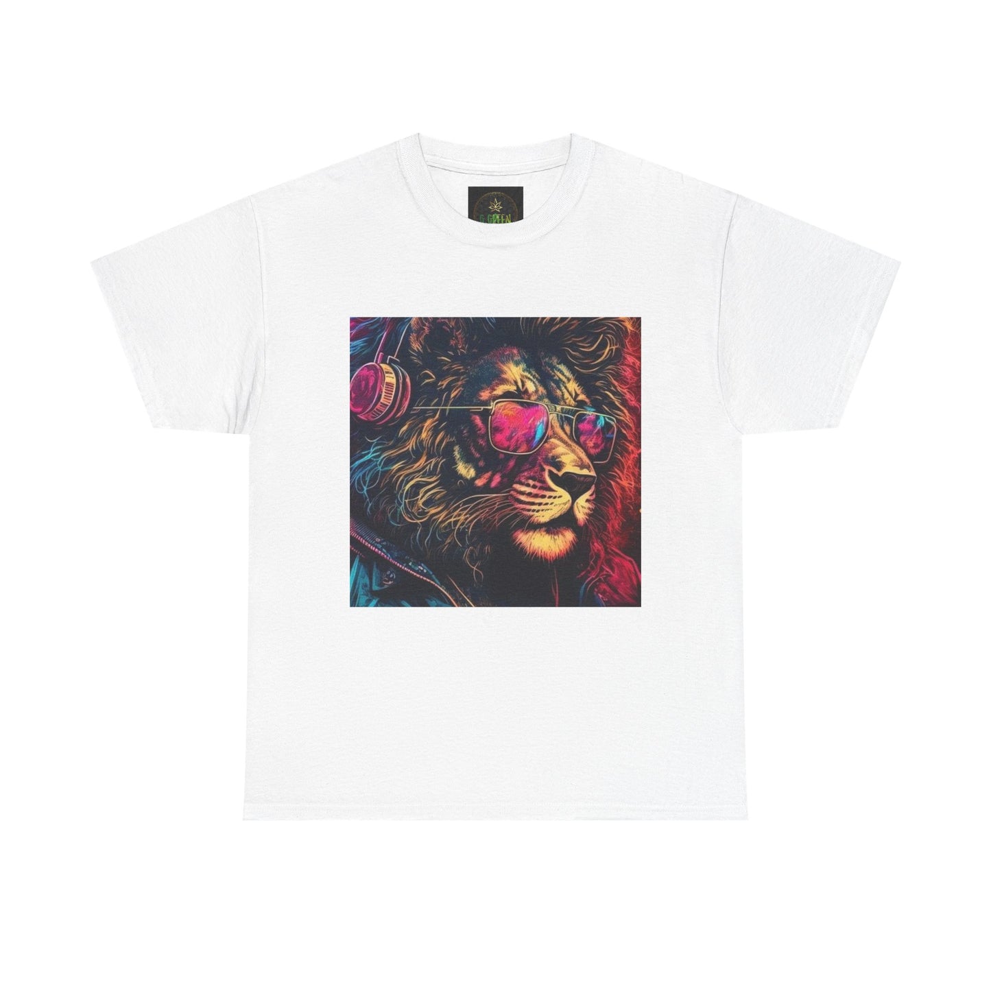 Vibrant Lion Graphic Tee, Cool Streetwear Shirt, Unisex Fashion T-Shirt, Perfect Gift for Animal Lovers, Men’s & Women’s Casual Wear
