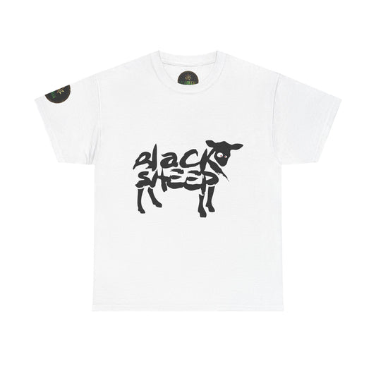 Unisex Heavy Cotton Tee featuring 'Black Sheep' and 'Highlife' Designs, Casual Streetwear, Gift for Trendsetters, Summer Fashion, [...]