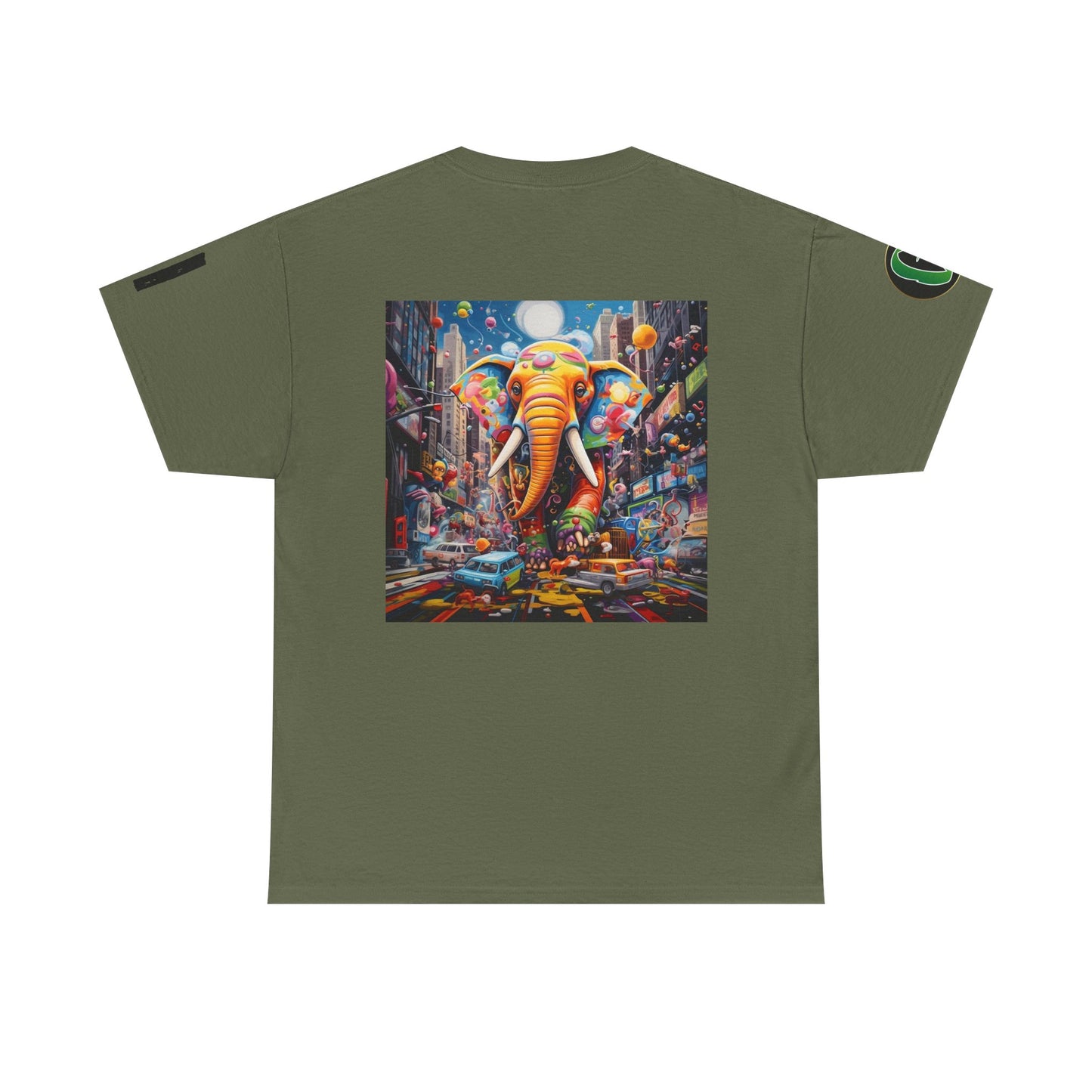 Whimsical Graphic Tee Featuring Pirate and Elephant Designs, Cool Unisex T-Shirt for Casual Wear, Great Gift for Art Lovers, Vibrant [...]