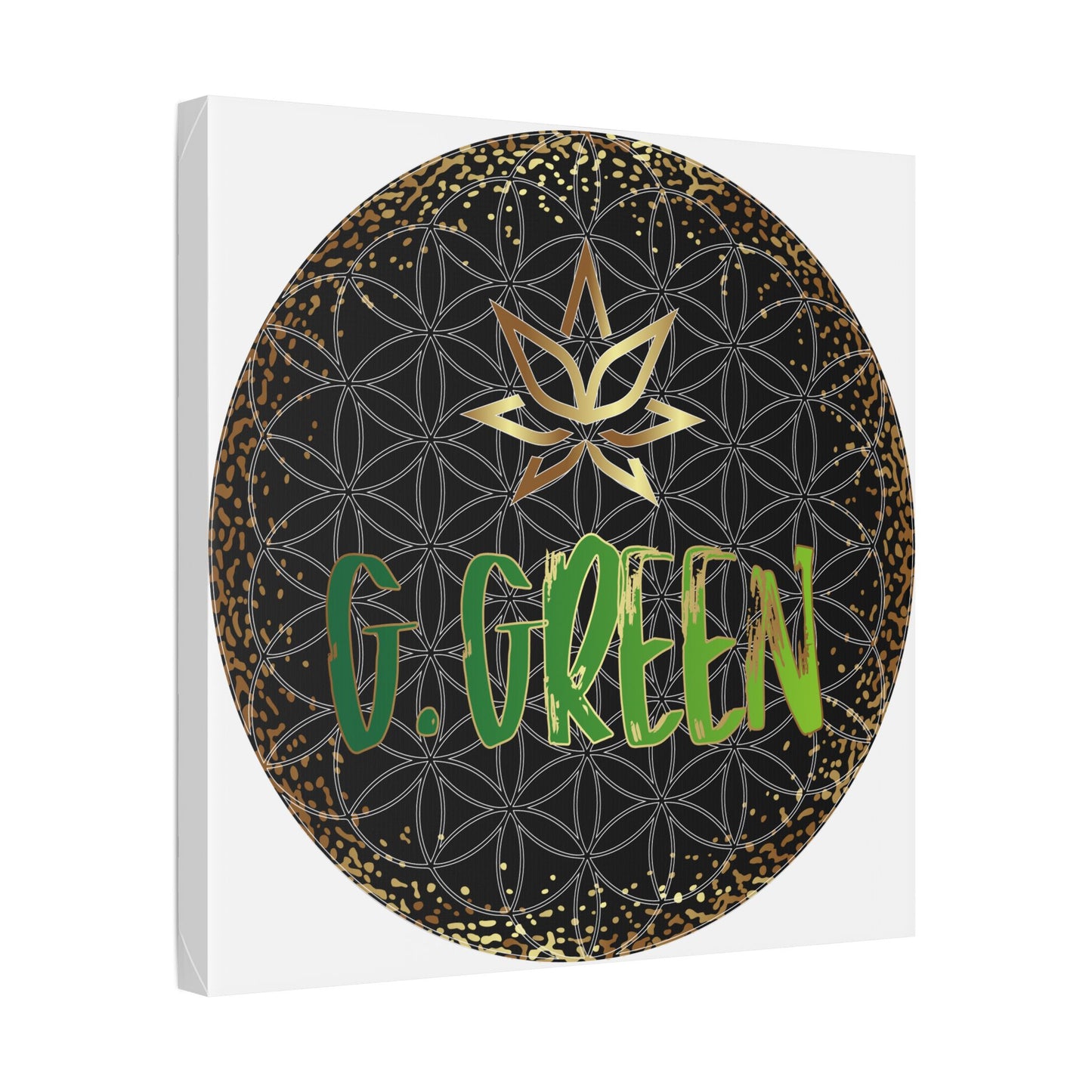 Zen Floral Canvas Art Print, Bohemian Wall Decor, Gift for Yoga Lovers, Meditation Artwork, Home Decor, Modern Art