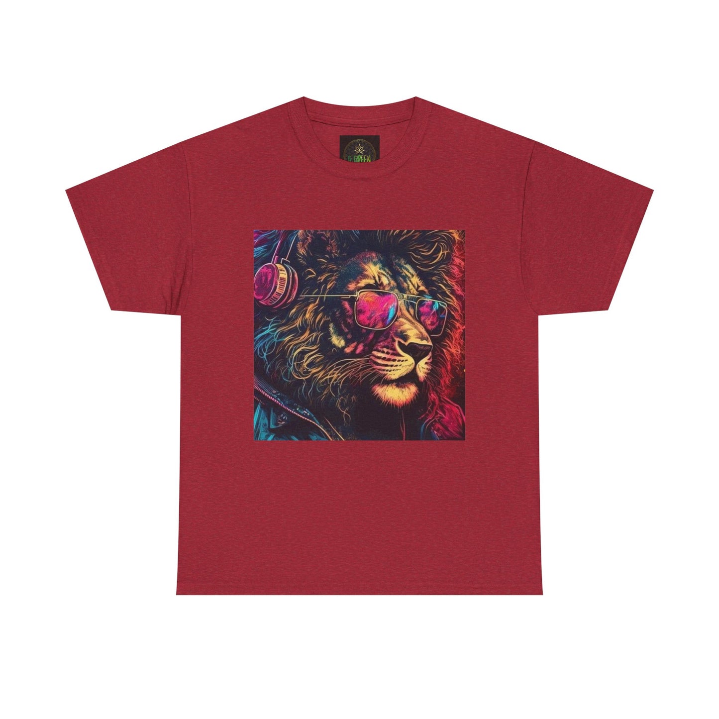 Vibrant Lion Graphic Tee, Cool Streetwear Shirt, Unisex Fashion T-Shirt, Perfect Gift for Animal Lovers, Men’s & Women’s Casual Wear