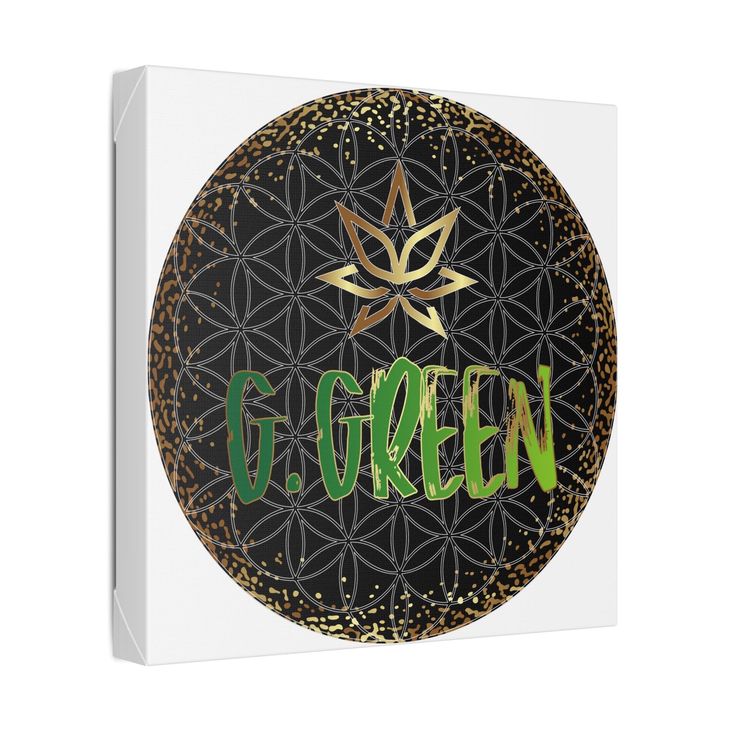 Zen Floral Canvas Art Print, Bohemian Wall Decor, Gift for Yoga Lovers, Meditation Artwork, Home Decor, Modern Art