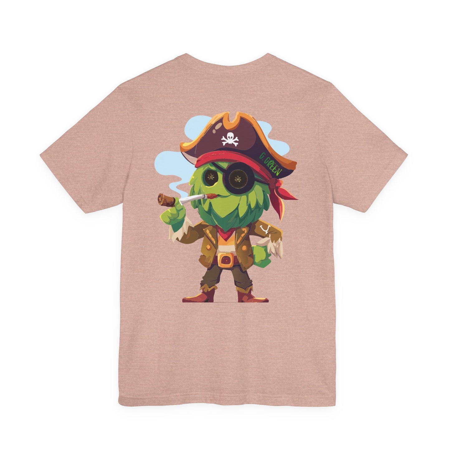 Playful Pirate Graphic Tee for Adventurers, Unisex T-Shirt, Casual Wear, Unique Gift, Perfect for Birthdays, Pirates Day, or Everyday Fun