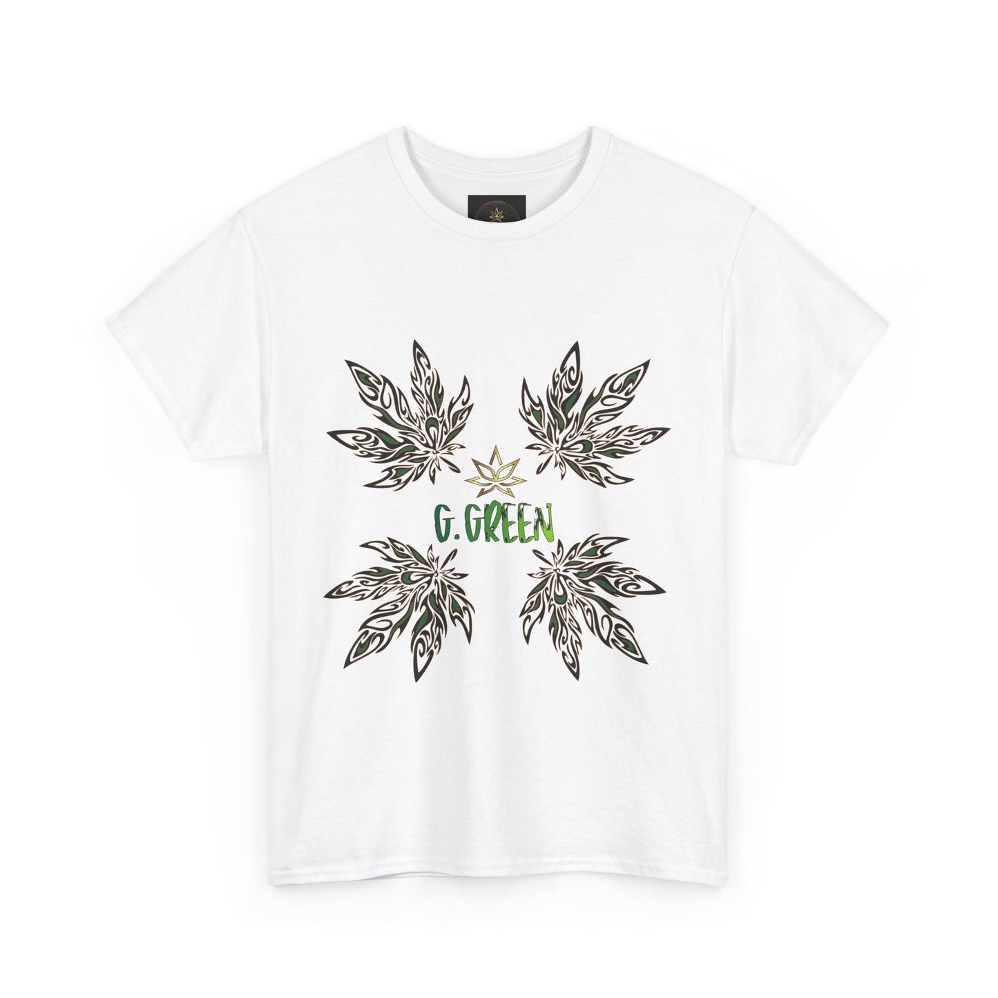 Leafy Green Unisex Cotton Tee, Eco-Friendly T-Shirt, Plant Lover Gift, Graphic Tee, Summer Fashion, Casual Wear